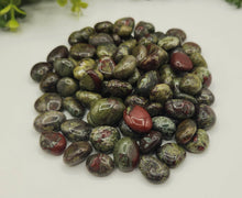 Load image into Gallery viewer, Dragon Bloodstone Tumbled Gemstones 10-20mm (0.5kg/1.1 lbs.)