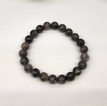 Load image into Gallery viewer, Yooperlite Stretchable Bracelet 8mm (UV Light-Fluorescence)