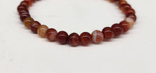 Load image into Gallery viewer, Fire Agate Stretchable Gemstone Bracelet 6mm Beads