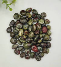 Load image into Gallery viewer, Dragon Bloodstone Tumbled Gemstones 10-20mm (0.5kg/1.1 lbs.)