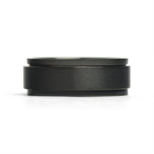 Load image into Gallery viewer, Black Enamel Stainless Steel Spinner Center Ring