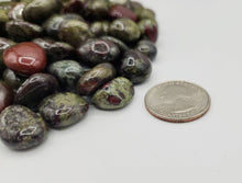 Load image into Gallery viewer, Dragon Bloodstone Tumbled Gemstones 10-20mm (0.5kg/1.1 lbs.)