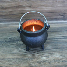 Load image into Gallery viewer, Cast Iron Cauldron w/ Lid - Mini Plain (3.5 in.)