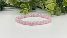 Load image into Gallery viewer, Rose Quartz Stretchable Bracelet 6mm Beads