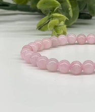 Load image into Gallery viewer, Rose Quartz Stretchable Bracelet 6mm Beads