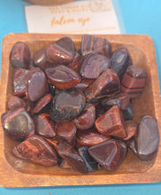 Load image into Gallery viewer, Red Tigers Eye Tumbled Crystal