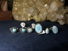 Load image into Gallery viewer, Larimar Sterling Silver Rings