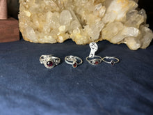 Load image into Gallery viewer, Garnet Sterling Silver Rings