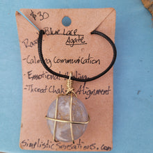 Load image into Gallery viewer, Wire Wrapped Crystal Necklace
