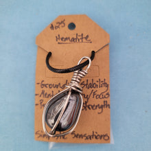 Load image into Gallery viewer, Wire Wrapped Crystal Necklace