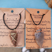 Load image into Gallery viewer, Wire Wrapped Crystal Necklace