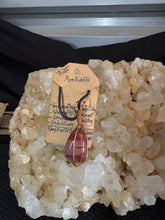 Load image into Gallery viewer, Wire Wrapped Crystal Necklace
