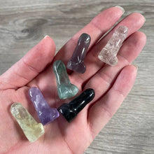Load image into Gallery viewer, Crystal Phallic Figurine – Small Carved Gemstone Statue