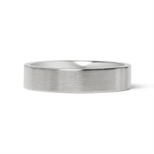 Load image into Gallery viewer, Brushed Flat Stainless Steel Ring