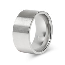 Load image into Gallery viewer, Brushed Flat Stainless Steel Ring