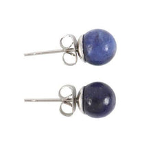 Load image into Gallery viewer, Sodalite Semi Precious Crystal Earrings