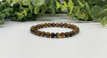 Load image into Gallery viewer, Yellow Tiger Eye Stretchable Bracelet 6mm Beads