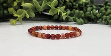 Load image into Gallery viewer, Fire Agate Stretchable Gemstone Bracelet 6mm Beads