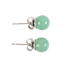 Load image into Gallery viewer, Aventurine Semi Precious Crystal Earrings