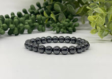 Load image into Gallery viewer, Hematite Bracelet Stretchable 8mm Beads