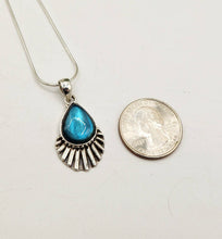 Load image into Gallery viewer, Labradorite Gemstone Pendant - Sterling Silver(925)