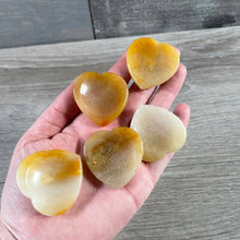 Load image into Gallery viewer, Heart Shaped Worry Stones – Bulk Crystal Pocket Stones