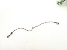 Load image into Gallery viewer, Rose Quartz Gemstone Chips w/ Copper in Resin Pendulum