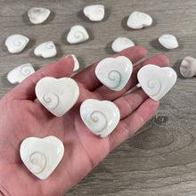 Load image into Gallery viewer, Shiva Eye Shell Heart – Metaphysical Decor &amp; Gift Item
