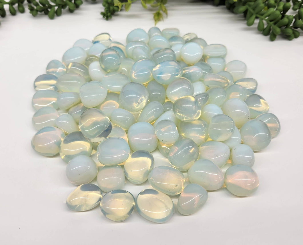 Opalite (1kg/2.2 lbs.) Tumbled Stone 20-25mm