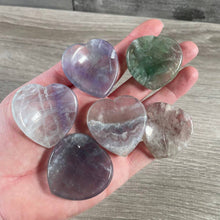 Load image into Gallery viewer, Heart Shaped Worry Stones – Bulk Crystal Pocket Stones
