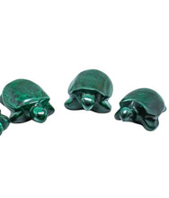 Load image into Gallery viewer, Malachite Turtles Figurine Carvings
