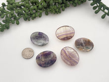 Load image into Gallery viewer, Rainbow Fluorite Worry Stone  (1 piece)
