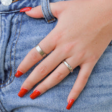 Load image into Gallery viewer, Brushed Flat Stainless Steel Ring
