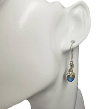 Load image into Gallery viewer, Labradorite Sterling Silver Dangle Earrings
