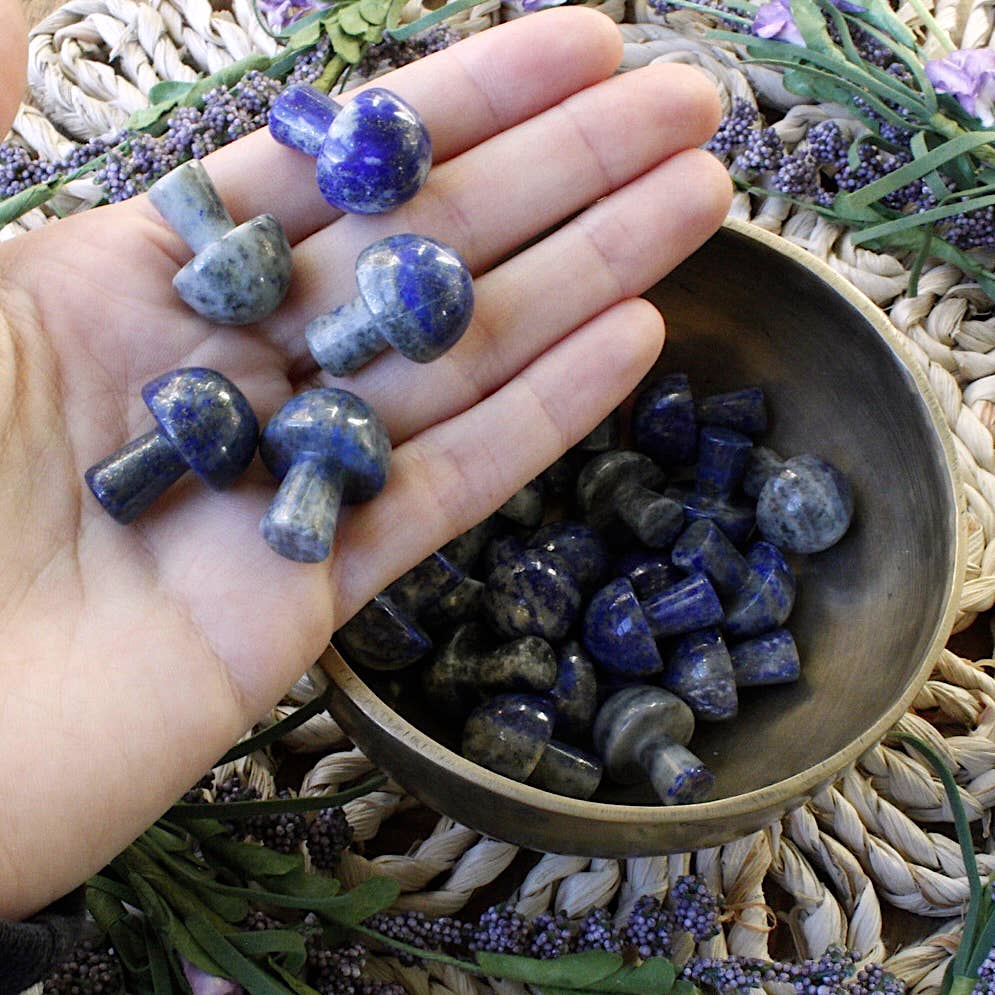 Lapis Lazuli Mini Mushroom (Crystals & Stones)