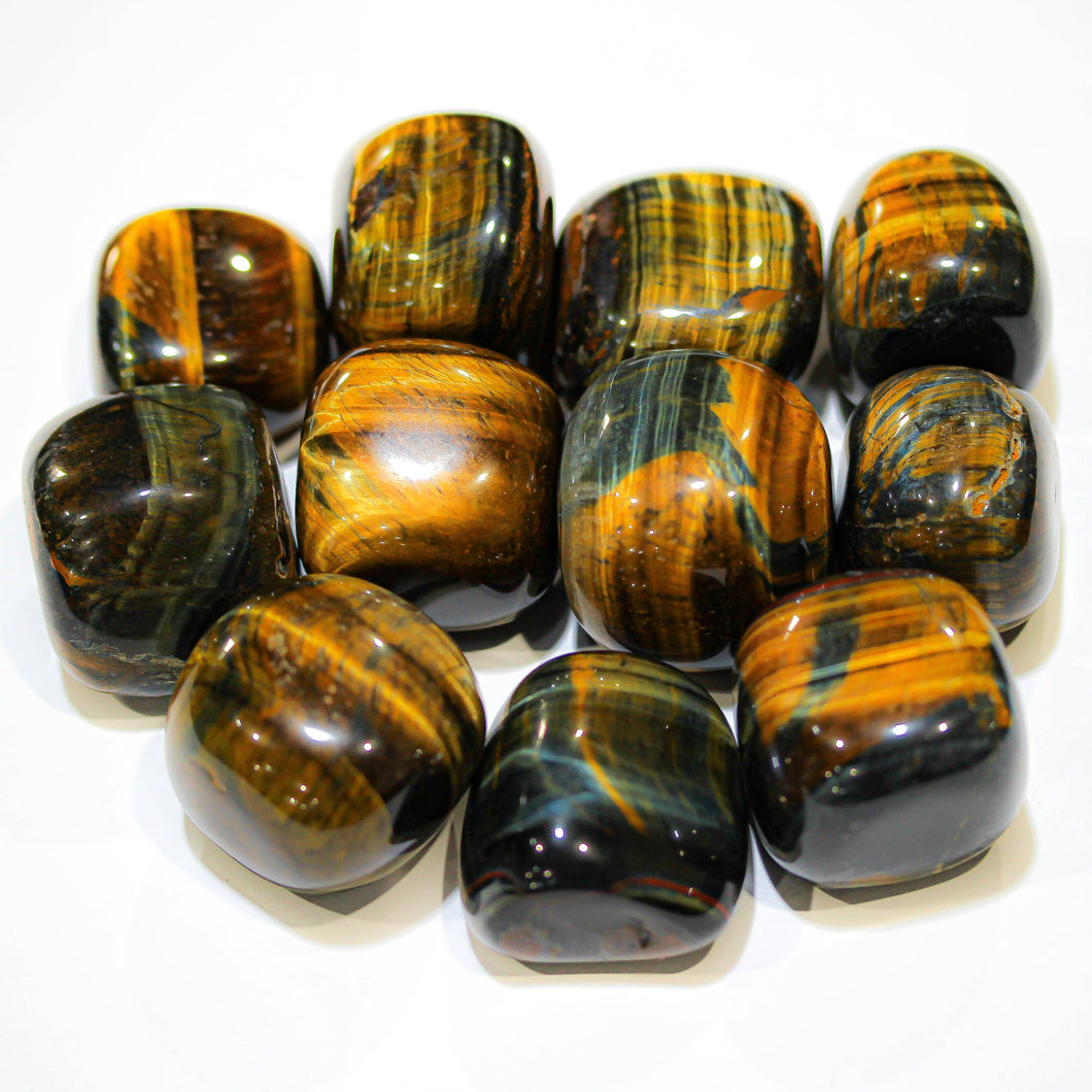 Blue Tiger Eye Tumbled 1 piece