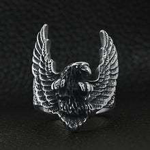 Load image into Gallery viewer, Stainless Steel Flying Eagle Ring
