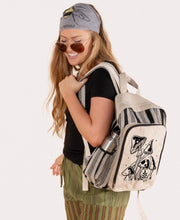 Load image into Gallery viewer, Psychedelic Mushrooms Backpack - Natural
