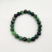 Load image into Gallery viewer, Ruby Zoisite Tumbled Bracelet 8mm
