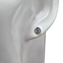 Load image into Gallery viewer, Labradorite Sterling Silver Stud Earrings
