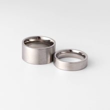 Load image into Gallery viewer, Brushed Flat Stainless Steel Ring
