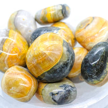 Load image into Gallery viewer, Bumble Bee Jasper Tumbled Stones 1/2 Kg
