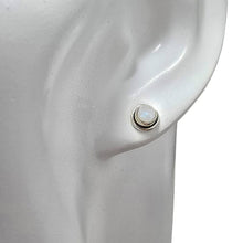 Load image into Gallery viewer, Moonstone Sterling Silver Stud Earrings
