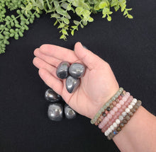 Load image into Gallery viewer, Hematite (1kg/2.2 lbs.)Tumbled Stone 20-25mm
