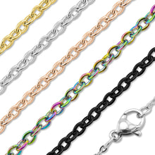 Load image into Gallery viewer, Stainless Steel Loop Chain Necklace
