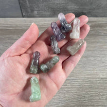 Load image into Gallery viewer, Crystal Phallic Figurine – Small Carved Gemstone Statue
