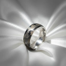 Load image into Gallery viewer, Stainless Steel Camouflage Blank Ring
