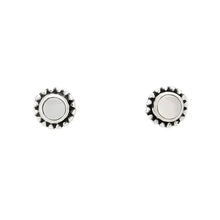 Load image into Gallery viewer, Rose Quartz Sterling Silver Stud Earrings
