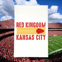 Load image into Gallery viewer, Kansas City Chiefs Red Kingdom | Tea Towels | Kansas Towels
