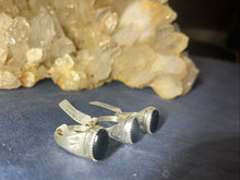 Load image into Gallery viewer, Onyx Sterling Silver Ring - Annie Lincoln Navajo Handmade
